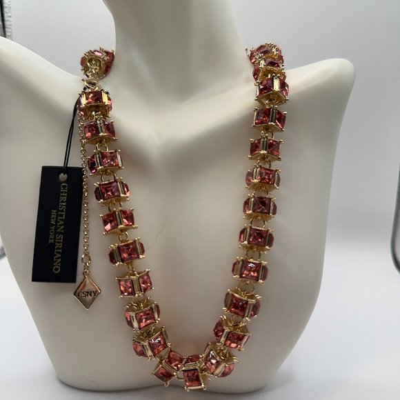 Christian Siriano Jewelry - Christian Siriano NWT Short Rhinestone Necklace Paprikash